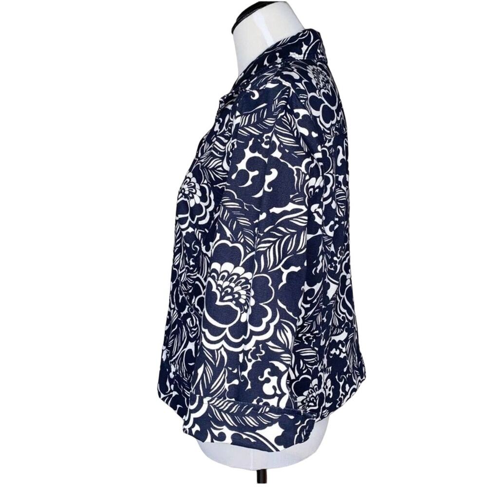 Jones New York Sport 3/4 Sleeve Short Blazer - Picture 3 of 9